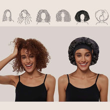 Afbeelding in Gallery-weergave laden, uxe zijden satijnen bonnet geschikt voor elk haartype